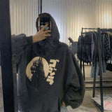 Men Hoodies Streetwear Winter Coat Fashion Loose Causal Hoodie Sweatshirt Hip Hop Casual Sweatshirts aidase-shop