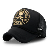 Wholesale Adult Summer Sun Hats Men Cool Hiphop Punk Rock Truck Cap Women Fashion Mesh Baseball Caps aidase-shop