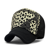 Wholesale Adult Summer Sun Hats Men Cool Hiphop Punk Rock Truck Cap Women Fashion Mesh Baseball Caps aidase-shop