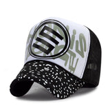 Wholesale Adult Summer Sun Hats Men Cool Hiphop Punk Rock Truck Cap Women Fashion Mesh Baseball Caps aidase-shop