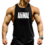 Gorilla wear fashion cotton sleeveless tank top men Fitness muscle shirt mens singlet Bodybuilding workout gym vest fitness men aidase-shop