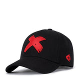 Baseball Cap Men Dad Hat Women Casual Embroidery X Caps Bend Visor Adjustable Cotton Male Bone Black Hat Bone Garros aidase-shop