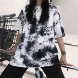 NiceMix Harajuku pumpkin Print letter T shirt Fake 2 Pieces Patchwork Casual Long Sleeve T-shirt Women And Men Streetwear Tops aidase-shop