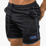 New Men Fitness Bodybuilding Shorts Man Summer  Workout Male Breathable Mesh Quick Dry Sportswear Jogger Beach Short Pants aidase-shop