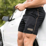 New Men Fitness Bodybuilding Shorts Man Summer  Workout Male Breathable Mesh Quick Dry Sportswear Jogger Beach Short Pants aidase-shop