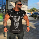 HETUAF 2019 new brand clothing gym tight T-shirt muscle fitness brother men's fitness T-shirt men's fitness summer top aidase-shop