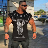 HETUAF 2019 new brand clothing gym tight T-shirt muscle fitness brother men's fitness T-shirt men's fitness summer top aidase-shop