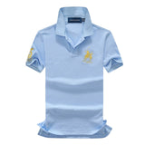 Polo Brand Clothing Male Fashion Casual Men Polo Shirts Solid Casual Polo Tee Shirt Tops High Quality Slim Fit Shirt Men 908 aidase-shop