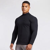 Aidase Quick dry Long sleeve Shirt Men Gym Fitness T-shirt Male Running Sport Bodybuilding Skinny Tee Tops Spring New Workout Clothing aidase-shop