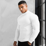 Aidase Quick dry Long sleeve Shirt Men Gym Fitness T-shirt Male Running Sport Bodybuilding Skinny Tee Tops Spring New Workout Clothing aidase-shop