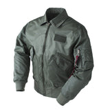 Aidase Dropship Tactical Army Military CWU/45P Bomber Jacket Men Flight Baseball Top Gun Black B3 Airforce Pilot Flight Wind Breaker aidase-shop
