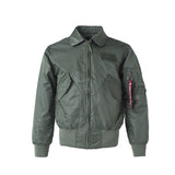 Aidase Dropship Tactical Army Military CWU/45P Bomber Jacket Men Flight Baseball Top Gun Black B3 Airforce Pilot Flight Wind Breaker aidase-shop