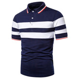 Men Polo Men Shirt Short Sleeve Polo Shirt Contrast Color Polo New Clothing Summer Streetwear Casual Fashion Men Tops aidase-shop