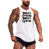 New Fashion Cotton Sleeveless Shirts Tank Top Men Fitness Shirt Mens Singlet Bodybuilding Workout Gym Vest Fitness Men aidase-shop