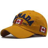 I love canada New Washed Cotton Baseball Cap Snapback Hat For Men Women Dad Hat Embroidery Casual hats Casquette Hip Hop Caps aidase-shop