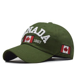 I love canada New Washed Cotton Baseball Cap Snapback Hat For Men Women Dad Hat Embroidery Casual hats Casquette Hip Hop Caps aidase-shop