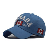I love canada New Washed Cotton Baseball Cap Snapback Hat For Men Women Dad Hat Embroidery Casual hats Casquette Hip Hop Caps aidase-shop