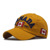 I love canada New Washed Cotton Baseball Cap Snapback Hat For Men Women Dad Hat Embroidery Casual hats Casquette Hip Hop Caps aidase-shop