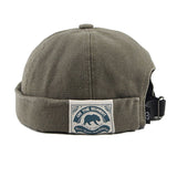 Fashion Men Docker Cap Skullcap Retro Sailor Cap Beanie Hats Men Women Warm Bucket Cap Brimless Hat Skullcap Bonnet Dad Caps aidase-shop