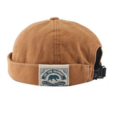 Fashion Men Docker Cap Skullcap Retro Sailor Cap Beanie Hats Men Women Warm Bucket Cap Brimless Hat Skullcap Bonnet Dad Caps aidase-shop