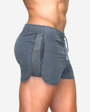 Aidase New Summer Stretch Mesh Sub-fitness Training Sprint Sports Shorts Male Patchwork Quick-dry Shorts 6 colors aidase-shop