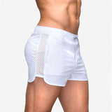 Aidase New Summer Stretch Mesh Sub-fitness Training Sprint Sports Shorts Male Patchwork Quick-dry Shorts 6 colors aidase-shop