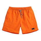 Men Casual Breathable Quick Dry Pants Pockets Beach Solid Color Sport Shorts Polyester Hand Wash Regular with Pockets Breathable aidase-shop