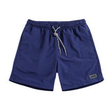 Men Casual Breathable Quick Dry Pants Pockets Beach Solid Color Sport Shorts Polyester Hand Wash Regular with Pockets Breathable aidase-shop