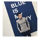 2021 Autumn New Men's Turtleneck Sweaters Male Slim Fit Solid Color High Neck Sweater Men Long Sleeve Knitted Pullover Tops 3XL aidase-shop