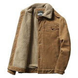 Aidase Mcikkny Men Warm Corduroy Jackets And Coats Fur Collar Winter Casual Jacket Outwear Male Thermal aidase-shop