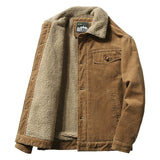 Aidase Mcikkny Men Warm Corduroy Jackets And Coats Fur Collar Winter Casual Jacket Outwear Male Thermal aidase-shop