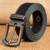 Aidase Military Tactical Canvas Belt for Men Women Metal Pin Detachable Buckle Waist Strap Belts for Jeans ceintures 130 140 150 160cm aidase-shop