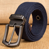 Aidase Military Tactical Canvas Belt for Men Women Metal Pin Detachable Buckle Waist Strap Belts for Jeans ceintures 130 140 150 160cm aidase-shop