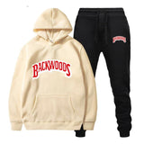 Brand New Men Set Fashion Tracksuit Lined Thick Sweatshirt + Pants Sportswear Suit Male Winter Suit Drop shipping aidase-shop