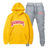 Brand New Men Set Fashion Tracksuit Lined Thick Sweatshirt + Pants Sportswear Suit Male Winter Suit Drop shipping aidase-shop