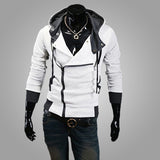 Swag Zipper Cardigan Hoodies Men Fashion Hooded Sweatshirts Spring Spring Sportswear Long Sleeve Slim Tracksuit Jacket aidase-shop