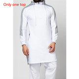 New Mens Jubba Thobe Arabic Islamic Clothing Winter Muslim Saudi Arabia Arabic Abaya Dubai Long Robes Traditional Kaftan Sweater aidase-shop