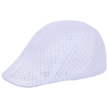 Summer Men Women Casual Beret Hat Fashion Breathable Mesh Flat Cap Newsboy Style Beret Hats  Adjustable Adjustable Caps Gorras aidase-shop