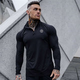 Aidase Mens Long Sleeve T Shirt Camouflage Fitness T-shirt Spring Slim Shirts Male Tops Leisure Bodybuilding Long Sleeve Quick-dry Tee aidase-shop