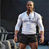 Aidase Mens Long Sleeve T Shirt Camouflage Fitness T-shirt Spring Slim Shirts Male Tops Leisure Bodybuilding Long Sleeve Quick-dry Tee aidase-shop