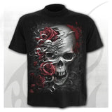 6XL New design Skull t-shirt men black t-shirt funny punk rock clothes 3d printing t-shirt hip hop men's summer street clothing aidase-shop