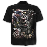6XL New design Skull t-shirt men black t-shirt funny punk rock clothes 3d printing t-shirt hip hop men's summer street clothing aidase-shop