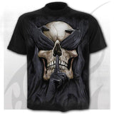 6XL New design Skull t-shirt men black t-shirt funny punk rock clothes 3d printing t-shirt hip hop men's summer street clothing aidase-shop