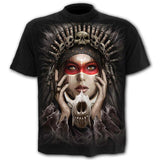 6XL New design Skull t-shirt men black t-shirt funny punk rock clothes 3d printing t-shirt hip hop men's summer street clothing aidase-shop