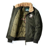 Aidase Men Winter Flight Bomber Jackets Warm Thermal Outwear Coats For Male Top Clothing Size M-4XL Windbreak aidase-shop