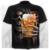 Aidase T shirt Men Skeleton T-shirt Punk Rock Tshirt 3d Print oversized t shirt Vintage Men Clothing Summer black tops Plus Size aidase-shop
