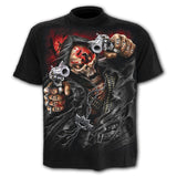 Aidase T shirt Men Skeleton T-shirt Punk Rock Tshirt 3d Print oversized t shirt Vintage Men Clothing Summer black tops Plus Size aidase-shop