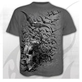 Aidase T shirt Men Skeleton T-shirt Punk Rock Tshirt 3d Print oversized t shirt Vintage Men Clothing Summer black tops Plus Size aidase-shop