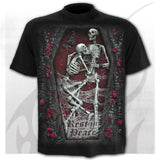 Aidase T shirt Men Skeleton T-shirt Punk Rock Tshirt 3d Print oversized t shirt Vintage Men Clothing Summer black tops Plus Size aidase-shop