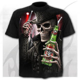 Aidase T shirt Men Skeleton T-shirt Punk Rock Tshirt 3d Print oversized t shirt Vintage Men Clothing Summer black tops Plus Size aidase-shop